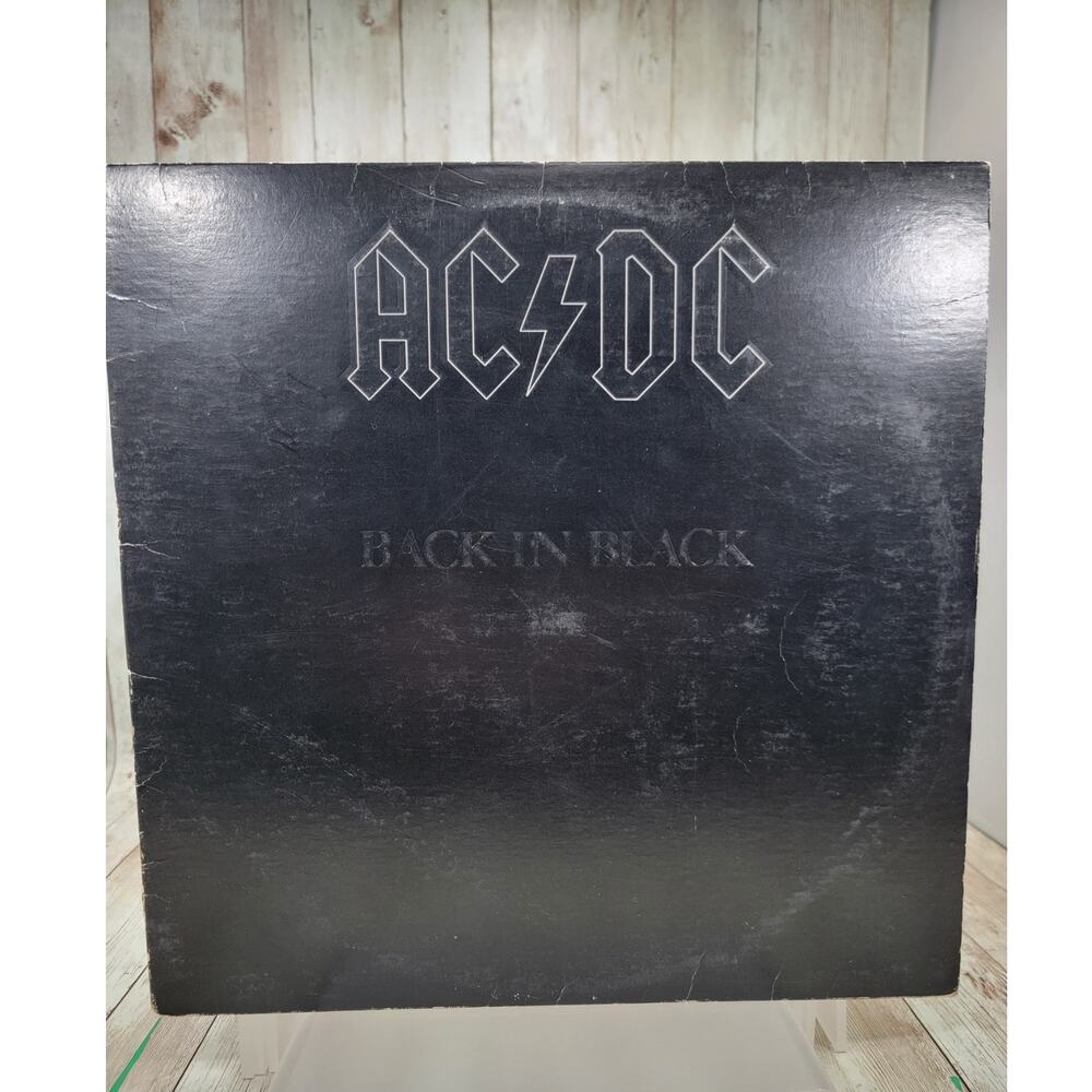 AC/DC: Back in Black US Atlantic Embossed SD 16018 ’80 Hard Rock Vinyl LP